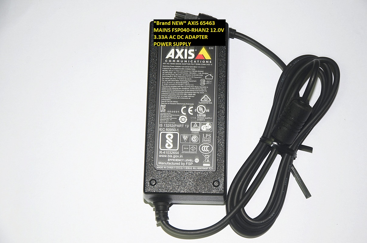 *Brand NEW* AC DC ADAPTER AXIS 65463 MAINS FSP040-RHAN2 12.0V 3.33A POWER SUPPLY